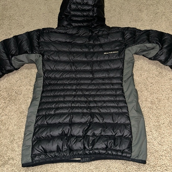 NWOT COTOPAXI Women’s XS Fuego Down Puffer Coat Jacket Black 800FP Hooded - Picture 8 of 10